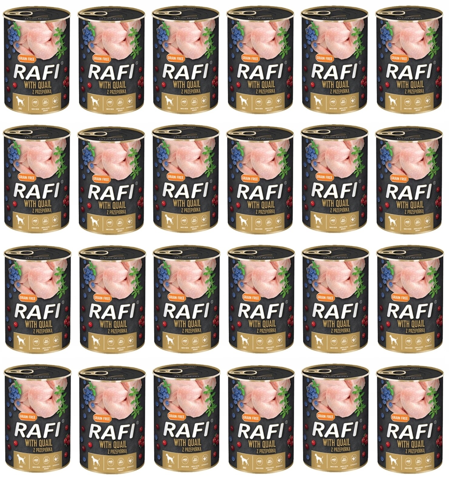 Dolina Noteci Rafi s křepelkou 400 g x 24 g