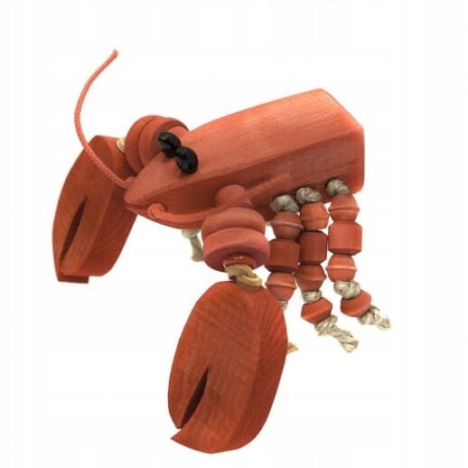 Humr Jimmy Halfa – Bezpečná dřevěná Hračka pro všechny papoušky