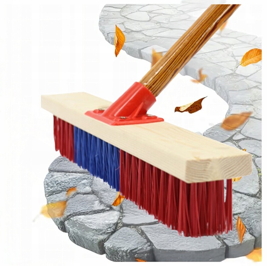 Ekonomický kartáč Zametač Metla Ulice Smetáček 40 cm Silné štětiny