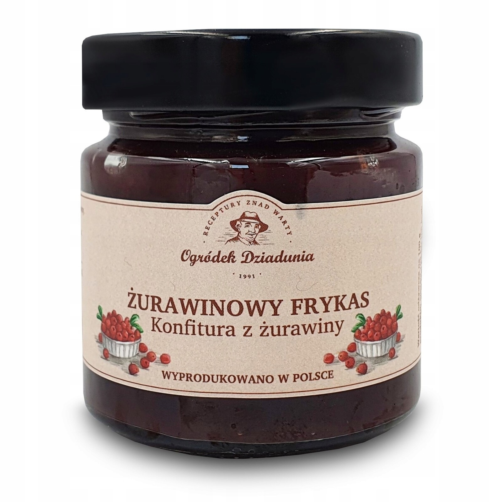 4x Ogródek Dziadunia Zavařenina z brusinek 240 g