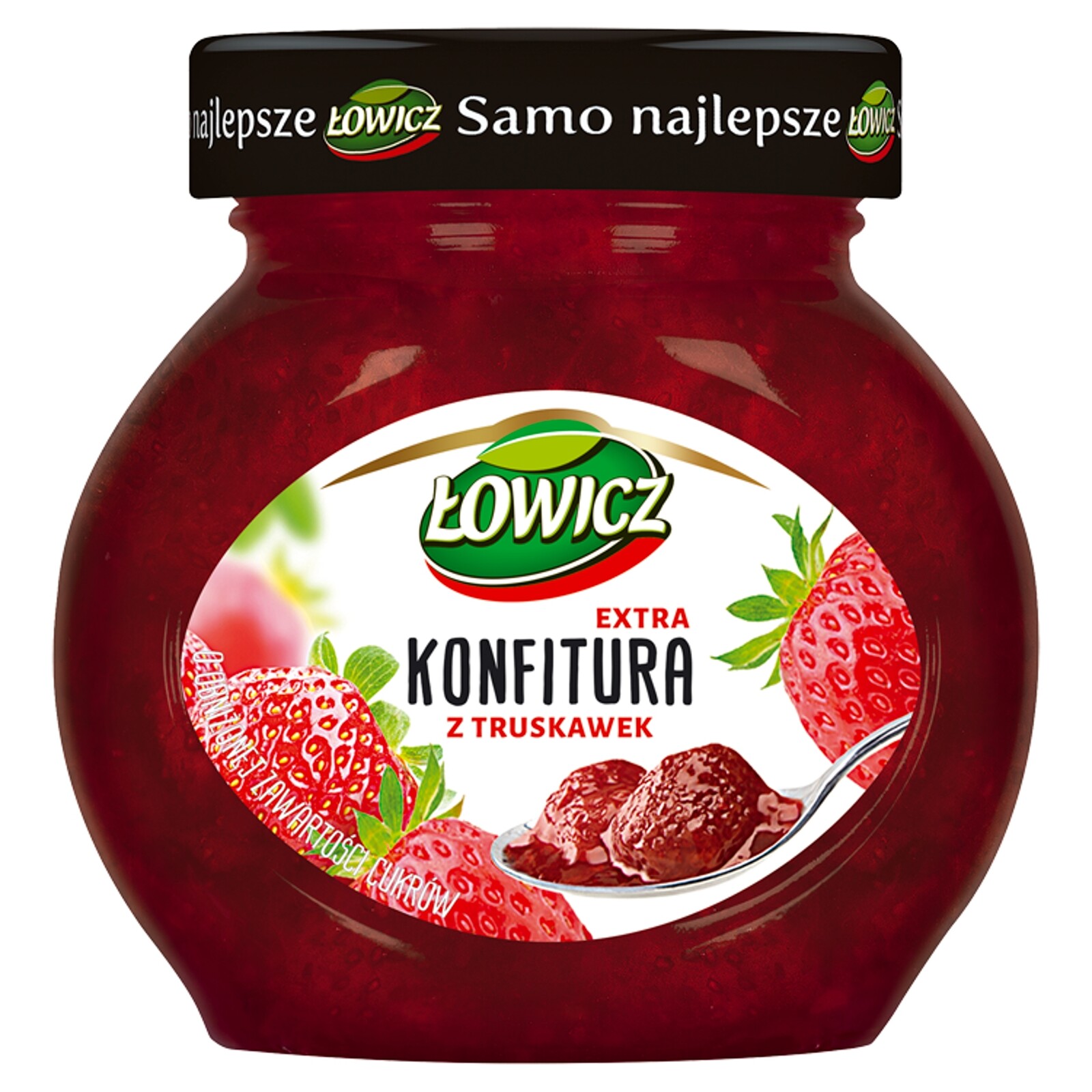 6X Łowicz Zavařenina Extra z jahod 240 g