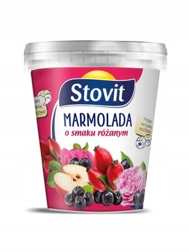 8x Marmeláda Stovit růžová měkká 600 g