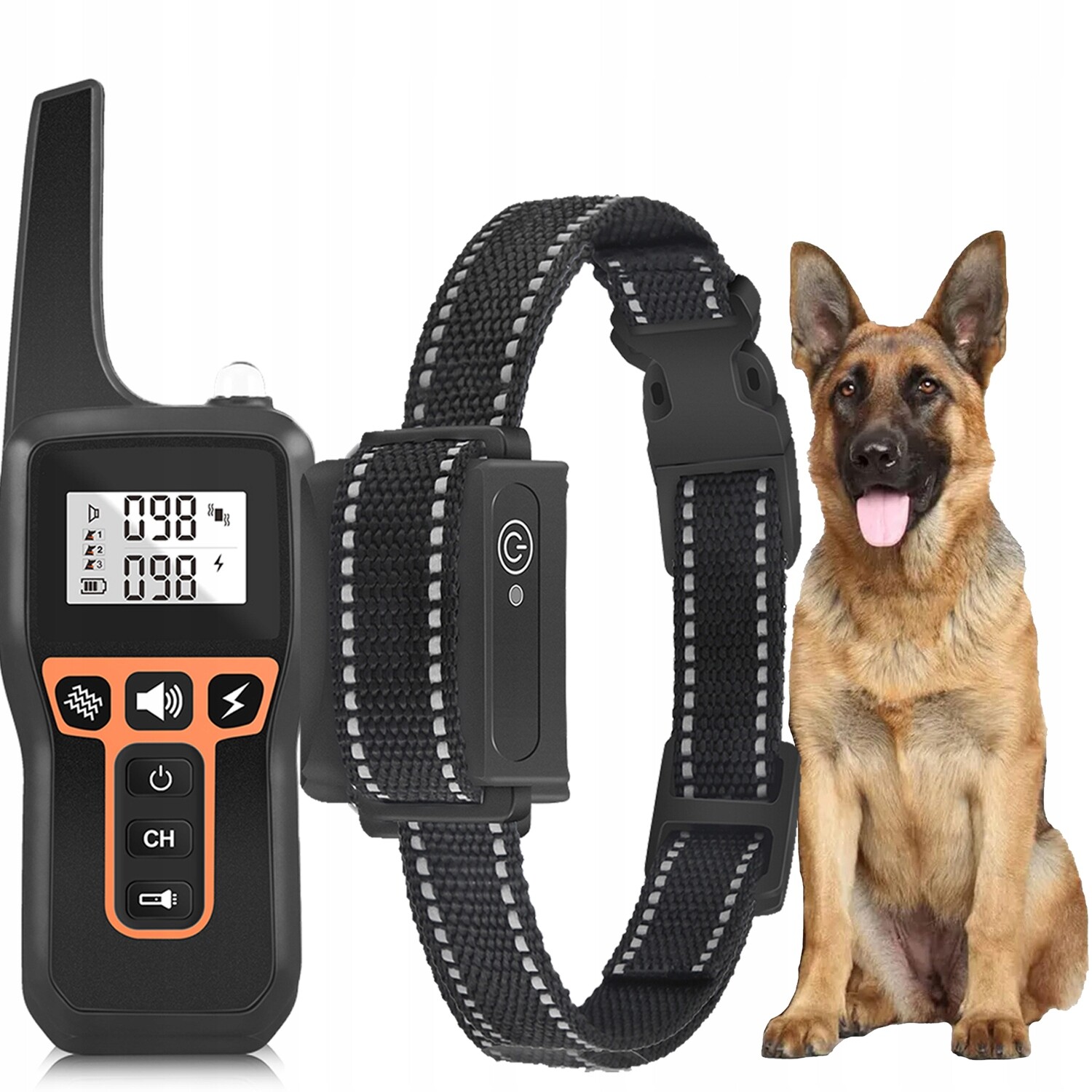 Elektrický Protištěkací Obojek Utišující obojek Efektivní dosah 1000 m