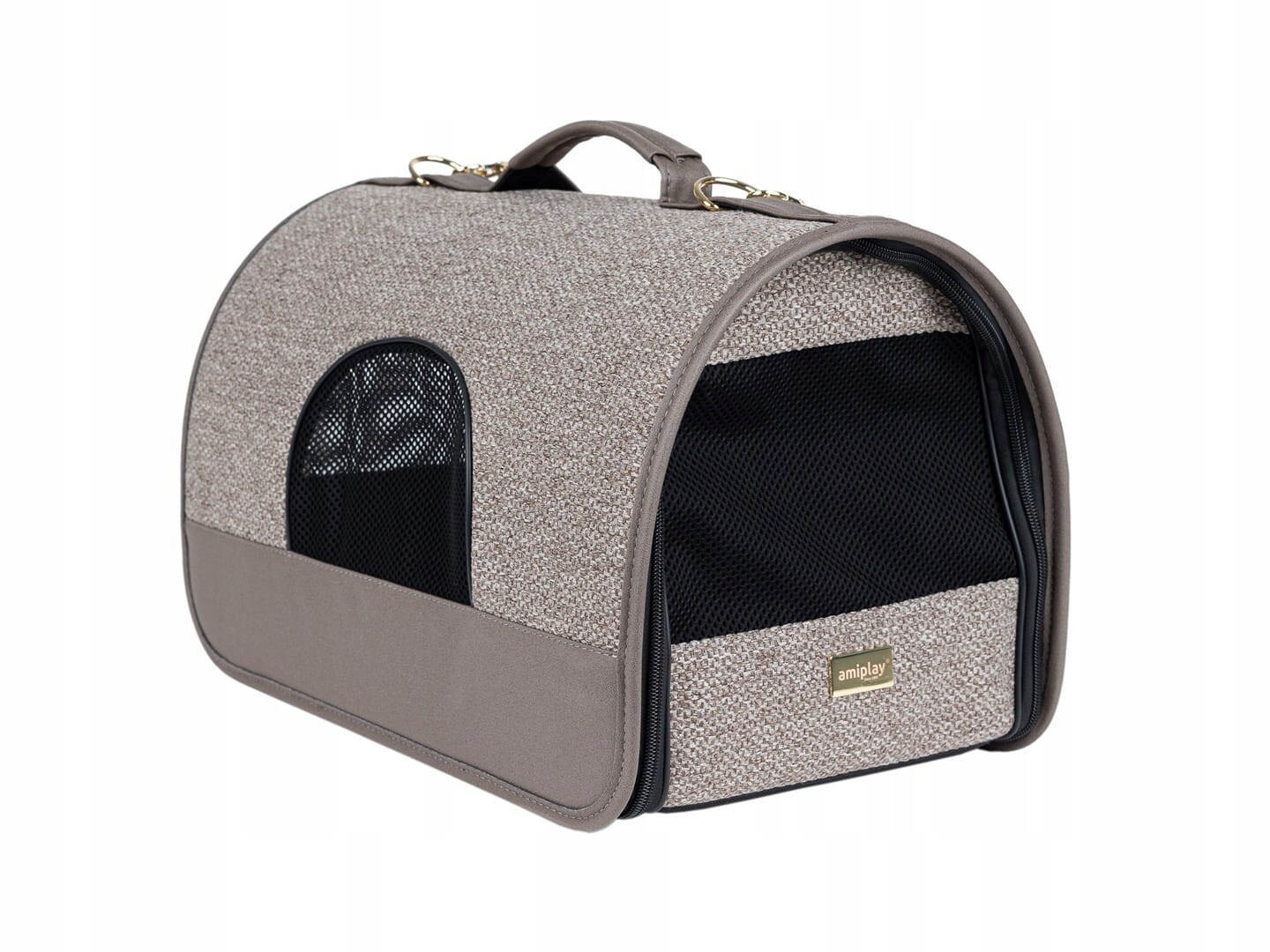 Amiplay Přepravka pro psa Milano velikost L Béžová