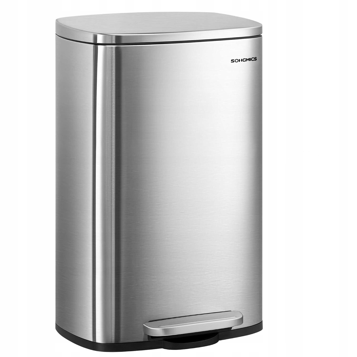 Nerezový odpadkový koš Doro 50 l stříbrný