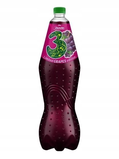 9 x Zbyszko sycený nápoj s příchutí hroznové víno 1,75 l