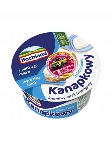 9X Hochland sendvičový smetanový 130 g