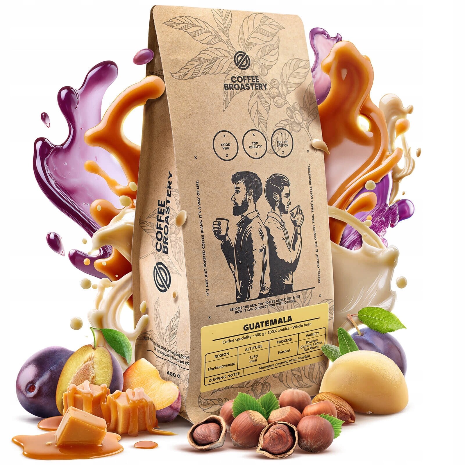 Coffee Broastery Káva zrnková Guatemala Pena Roja Speciality 400 g