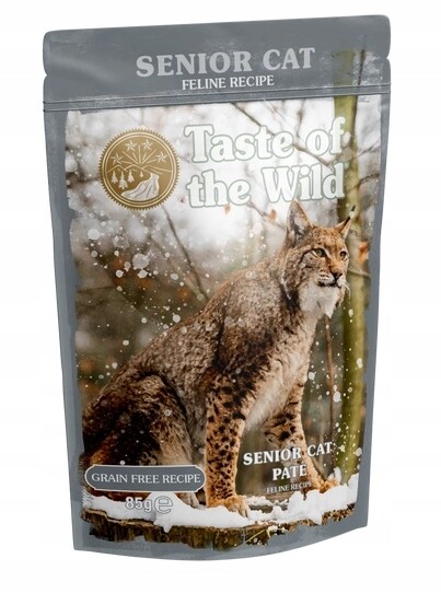 10 x Taste of the Wild Senior Cat 85 g vlhké krmivo