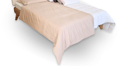 Postelia Povlečení na přikrývku ENIX, 140x200 cm, béžová
