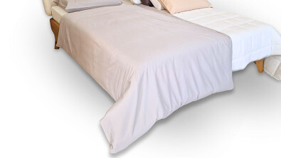 Postelia Povlečení na přikrývku ENIX, 140x200 cm, šedá