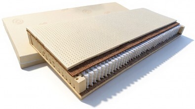 Postelia Latex NATUR SPRING HARD 90x200 cm