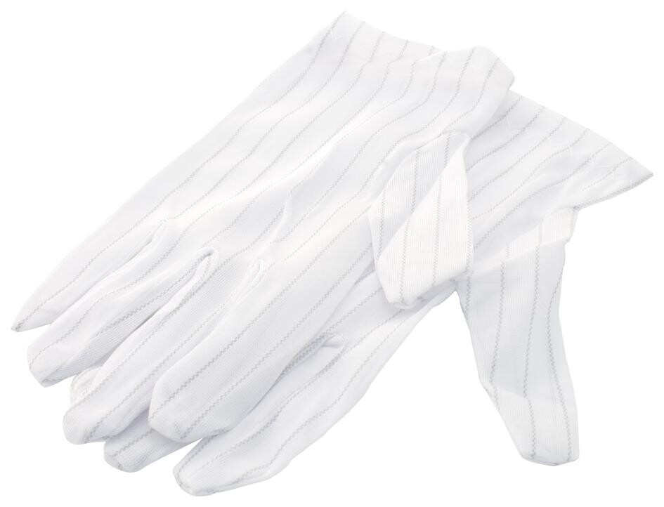 Multicomp Pro 109-0027 Gloves, Esd, Medium, White,