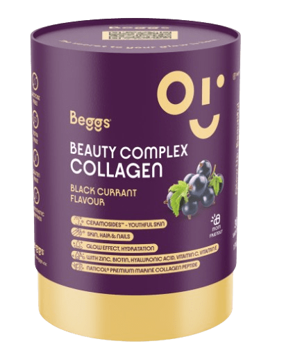BEGGS Beauty and Glow collagen Blackcurrant 30 x 5.8 g