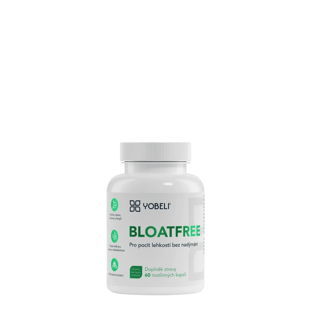 LOBEY Yobeli Bloatfree - komplex proti nadýmání 60 kapslí