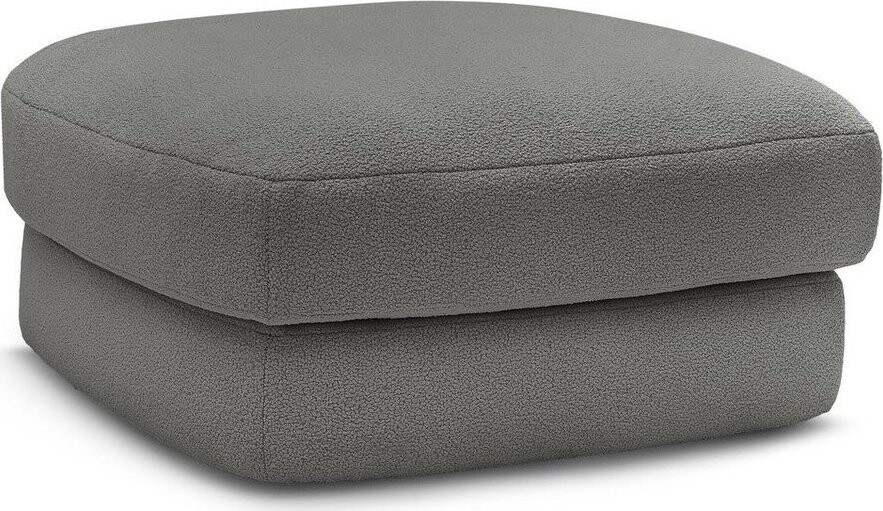 Tmavě šedá podnožka z textilie bouclé Leonore – Bobochic Paris