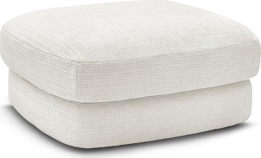 Bílá žinylková podnožka Leonore – Bobochic Paris