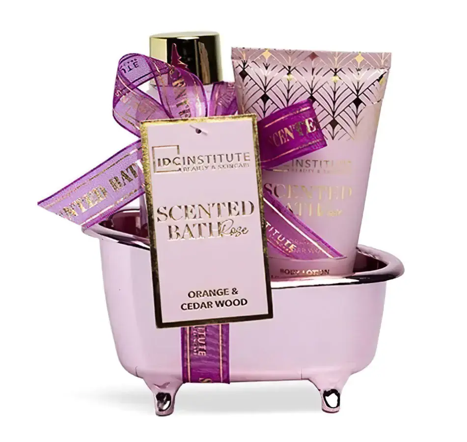 IDC Institute Dárková sada Bath tropical PINK 3v1DKID2043