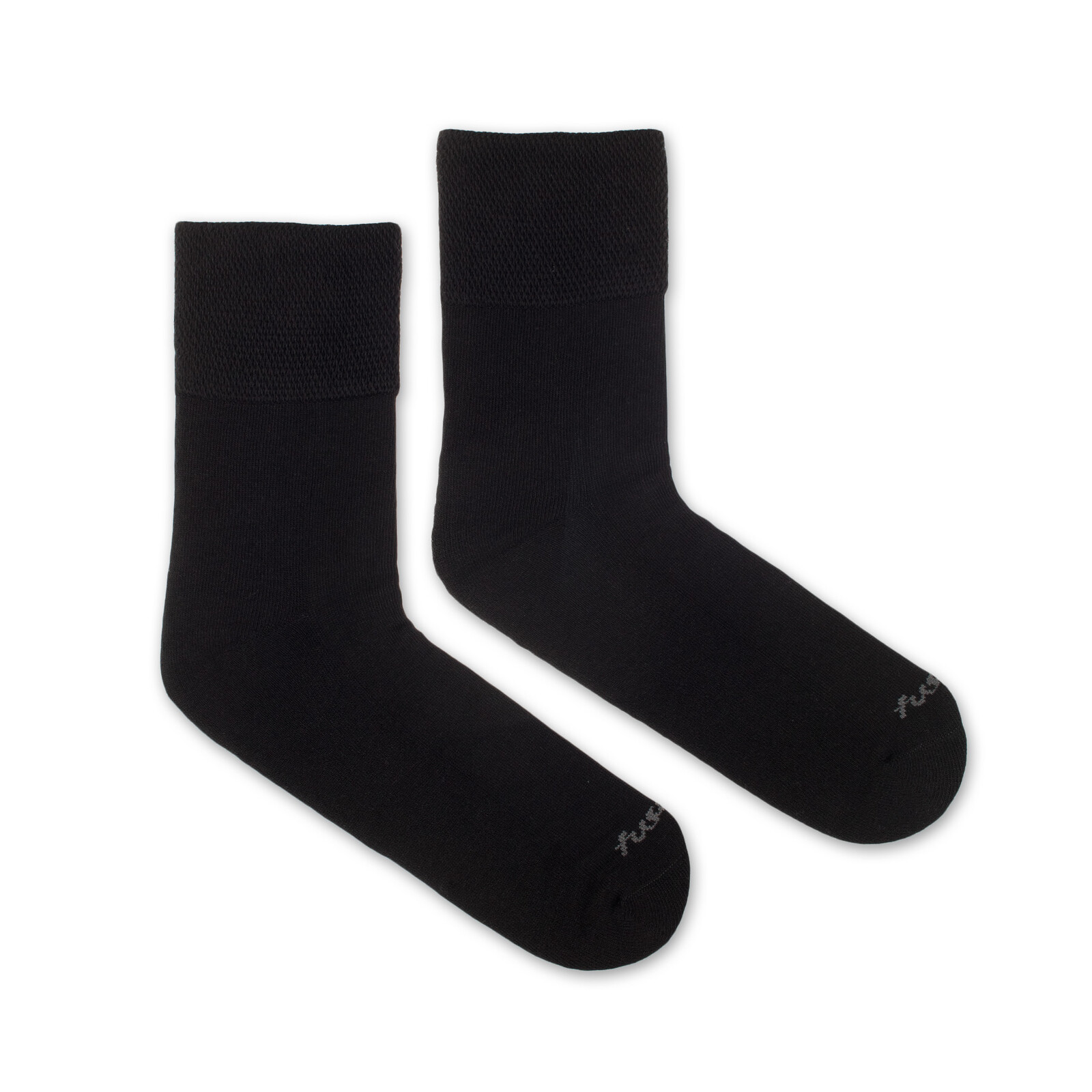 Ponožky Diabetické vaflový lem černé