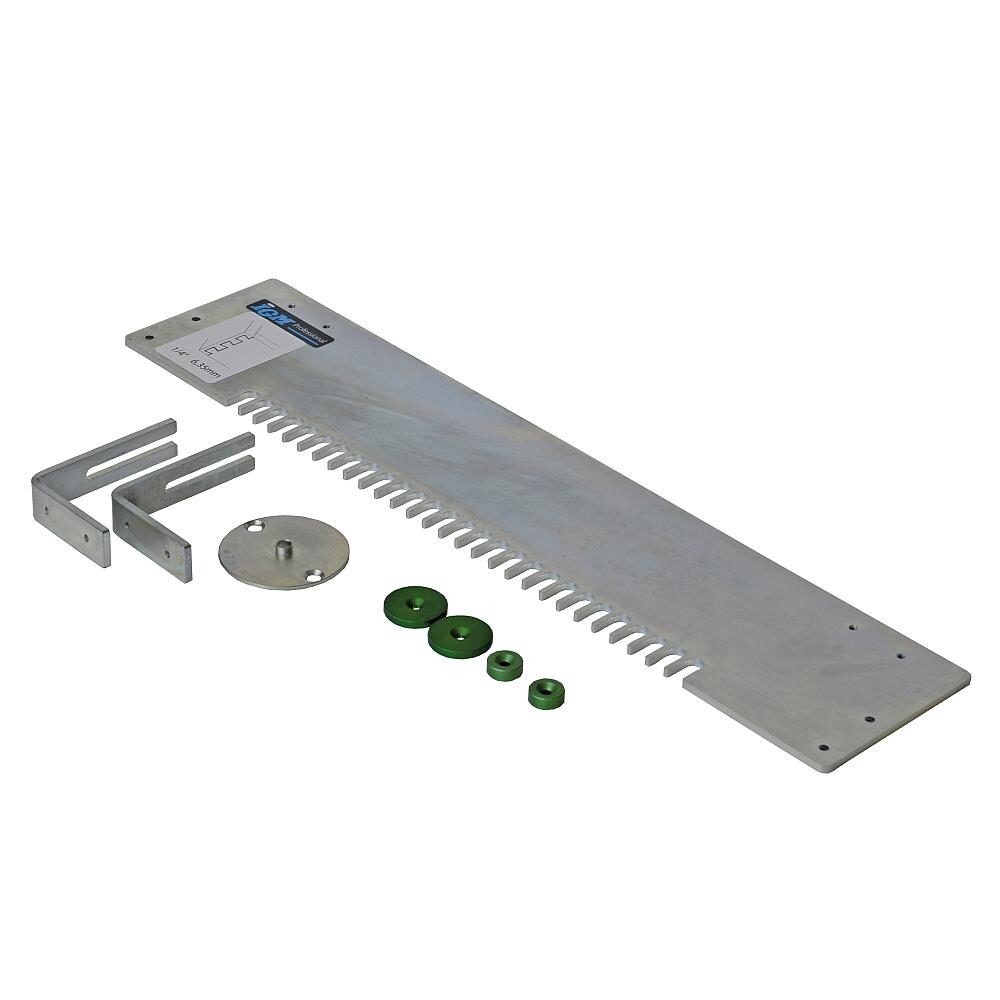 Přídavná šablona IGM FD3350 6,3mm minirybinový polokrytý spoj