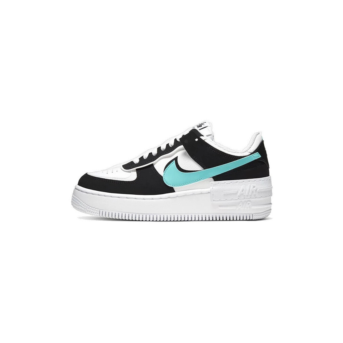Nike  Air Force 1 Shadow White Aurora Black  Bílá
