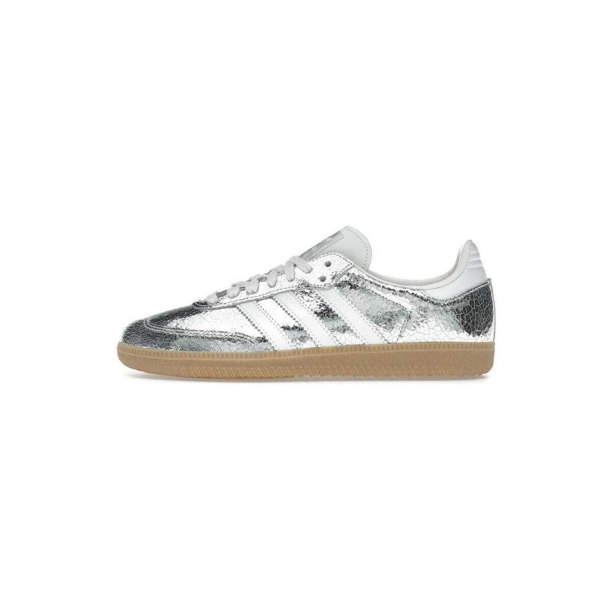 adidas  Samba OG Silver Metallic Cracked Leather  Šedá