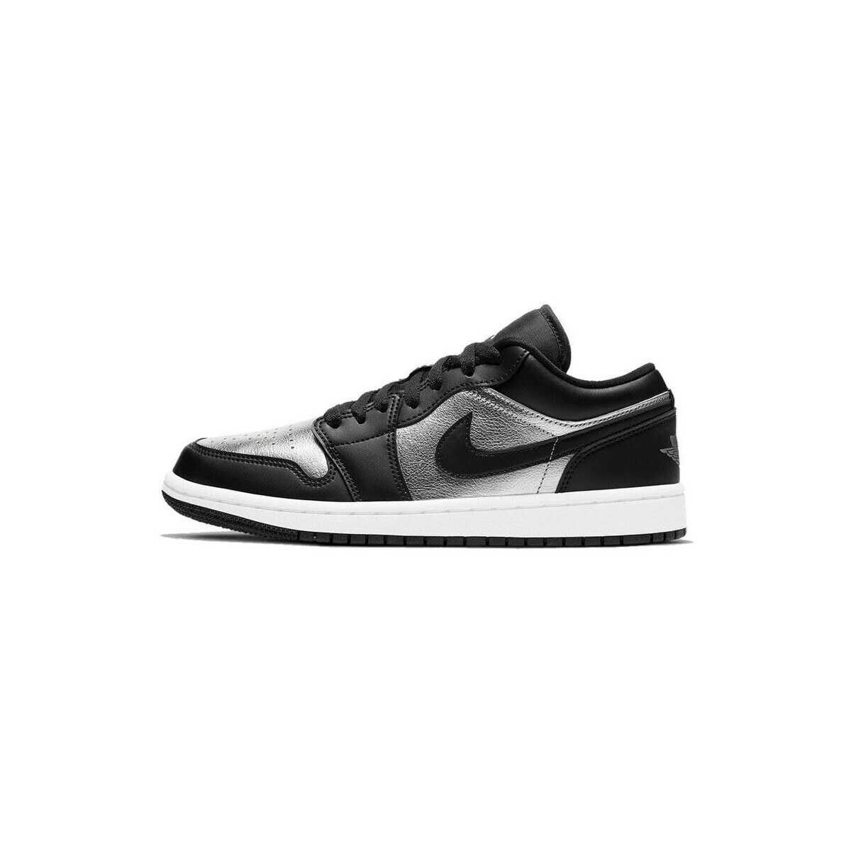 Nike  Air Jordan 1 Low SE Black Metallic Silver  Černá
