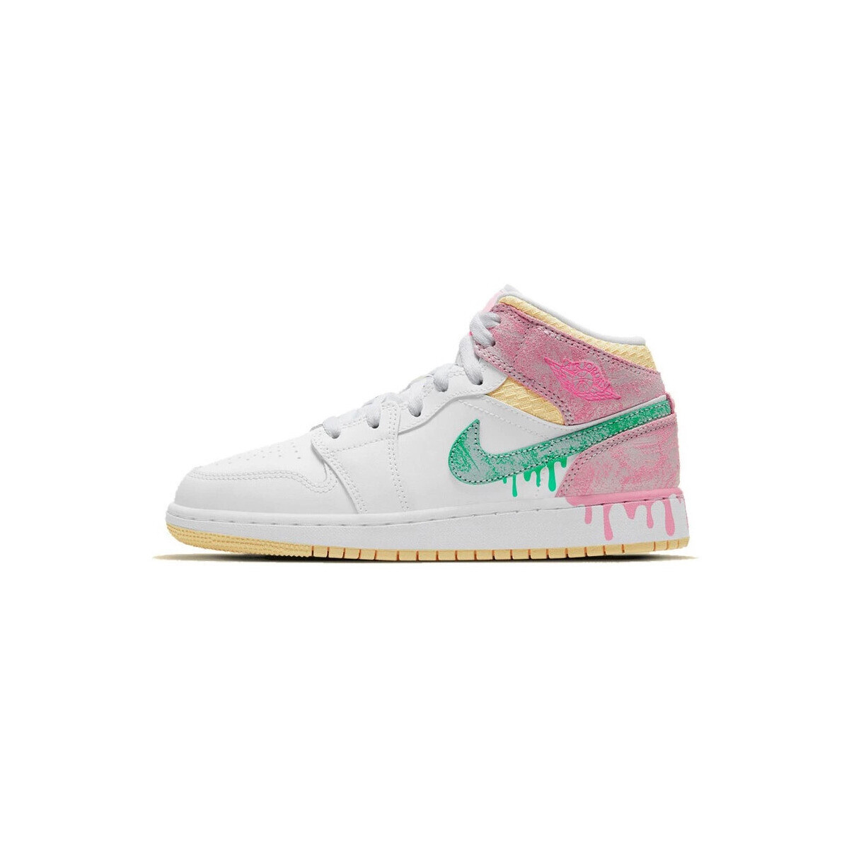 Nike  1 Mid Paint Drip  Zelená
