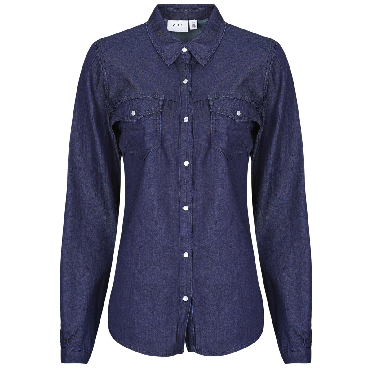 Vila  VIBISTA DENIM  Modrá