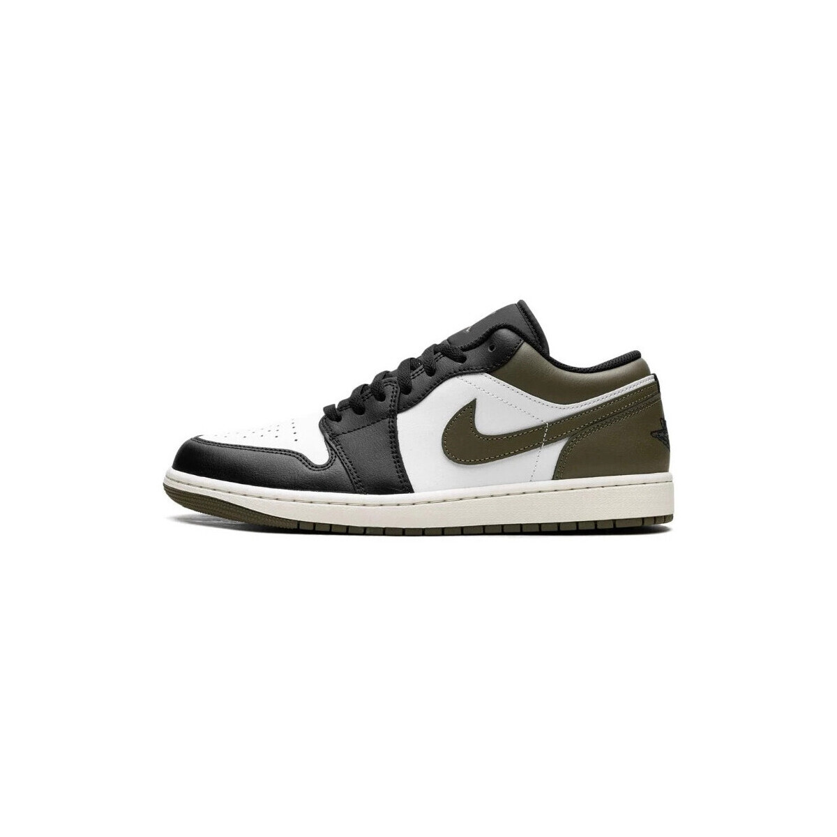 Nike  1 Low Black Toe Medium Olive  Bílá