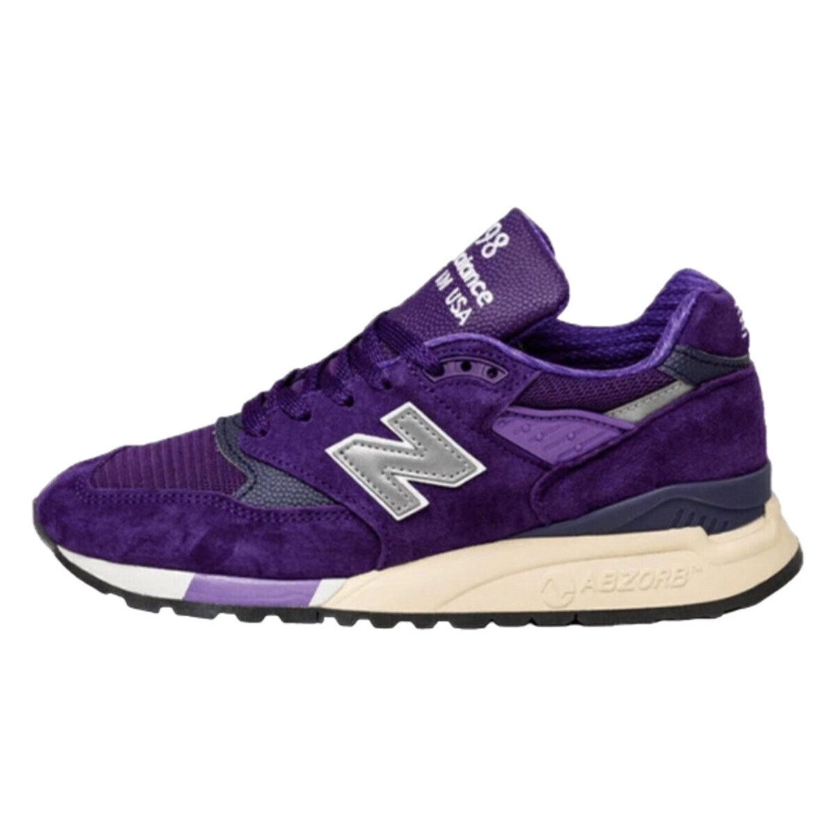 New Balance  998 Made In USA Plum Purple  Šedá