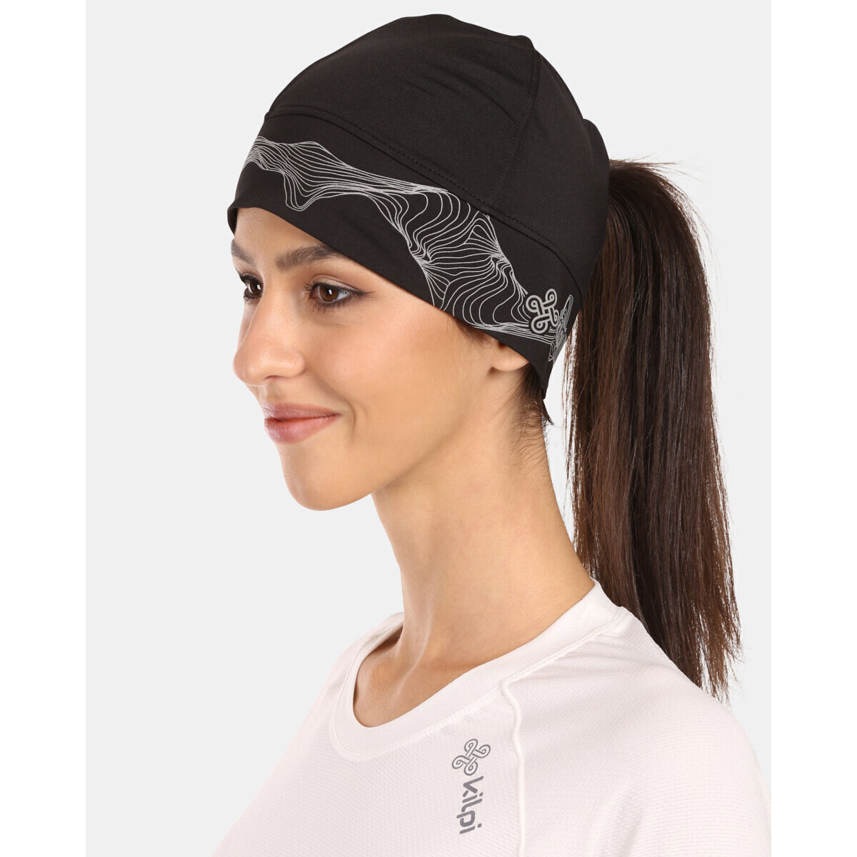 Kilpi  Unisex běžecká čepice  TAIL-U  Černá