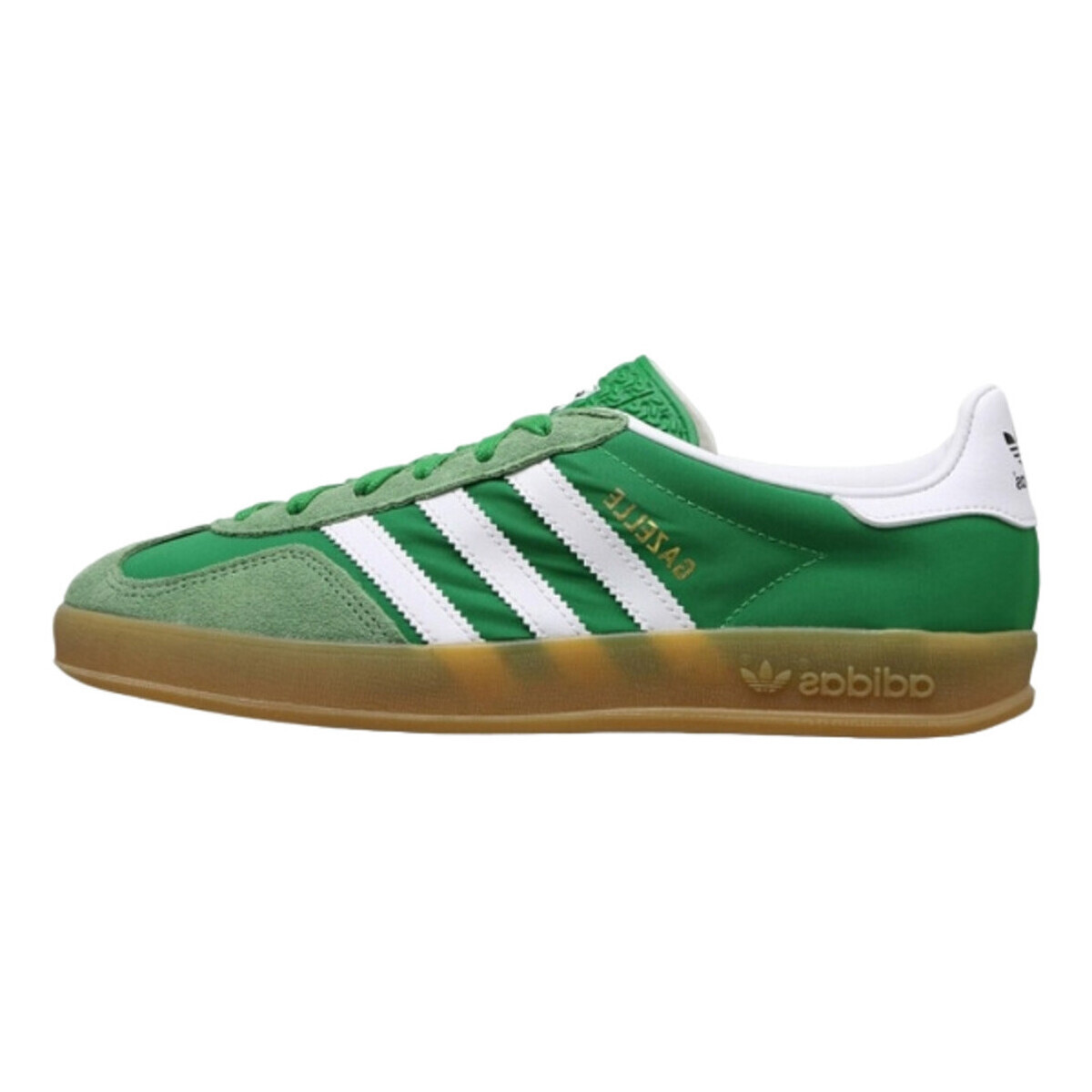 adidas  Gazelle Indoor Green White Gum  Hnědá