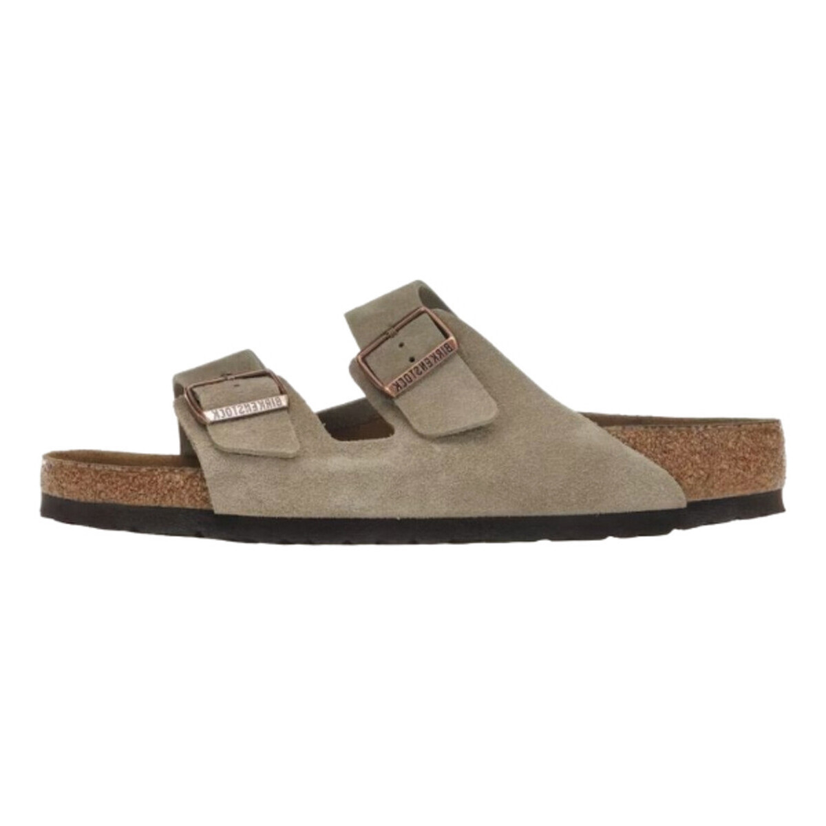 BIRKENSTOCK  Arizona Soft Assise plantaire Suede Taupe  Béžová