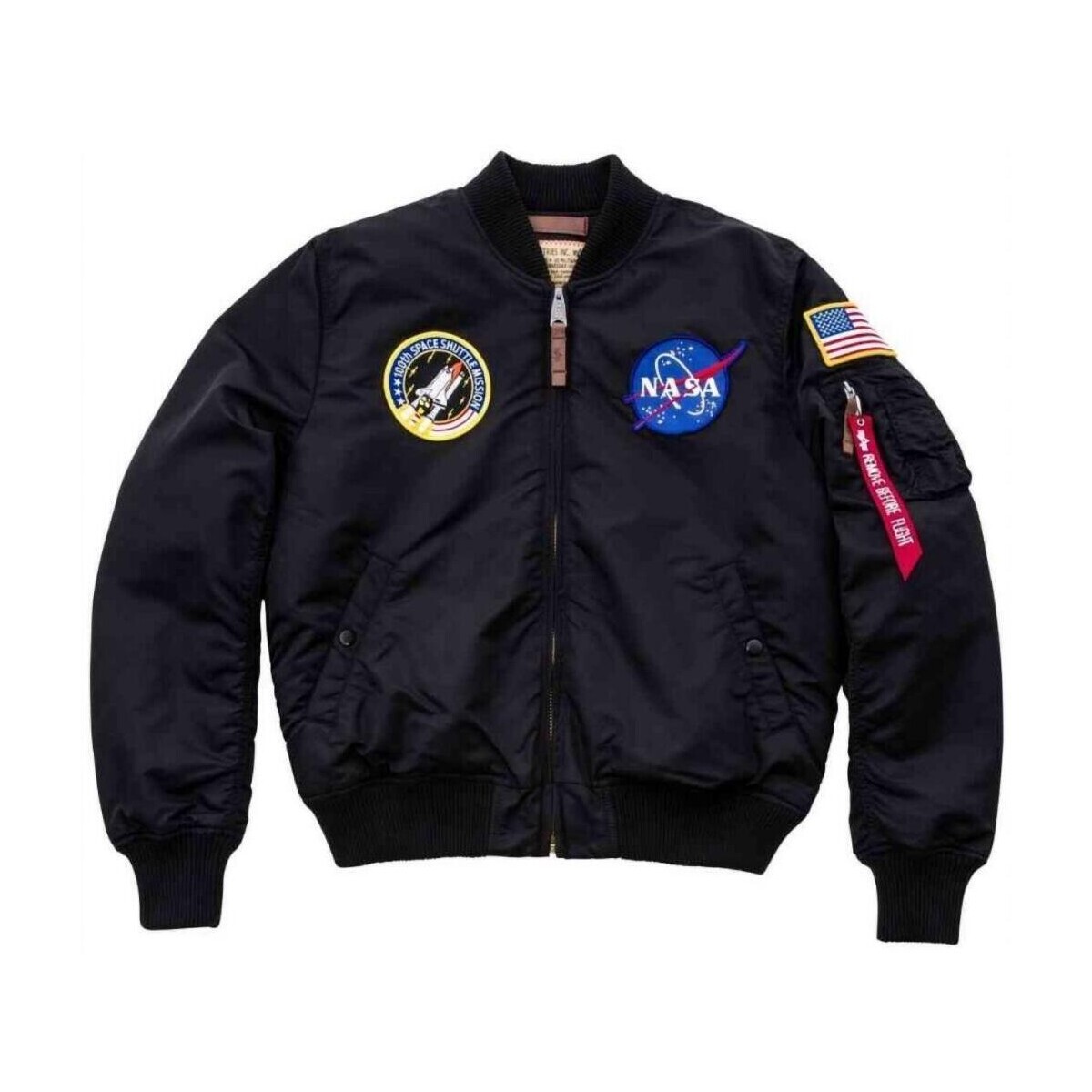 Alpha Industries  MA1 VF NASA  Černá