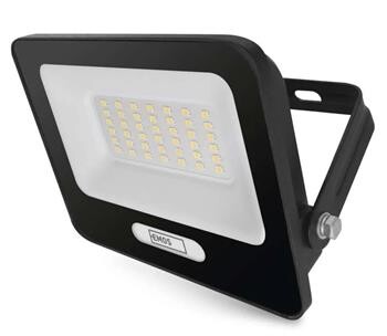 Emos LED reflektor GLARO 30W, černý, IP65, 3000 lm, neutrální bílá ZS2234B