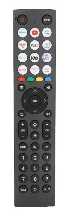 Eclipsera Náhradní dálkový ovladač ERF2J36H pro Hisense Smart TV