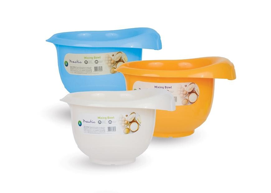 Miska practic 3 lt -  27x24x15.5h oranžová 12545