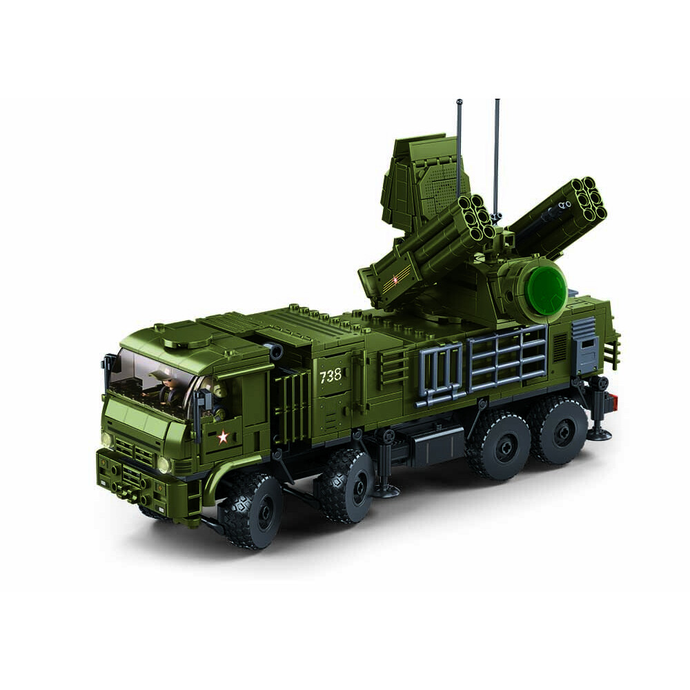 Stavebnice Sluban Model Bricks Protiletadlový systém Pantsir S1 M38-B1252