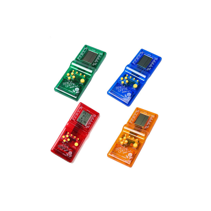 Digitální hra Tetris - různé barvy