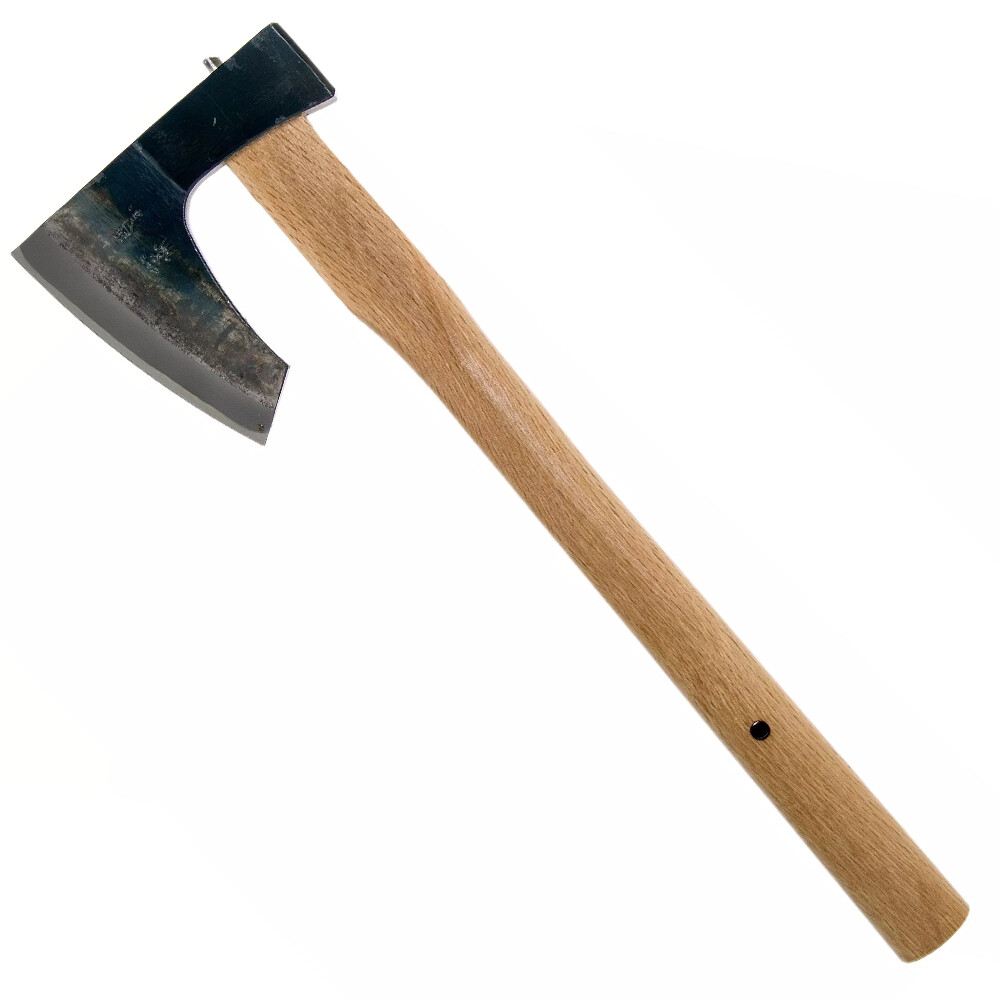 Japonská sekera Masakari Warikomi-Jigata White Oak 460 mm - hnědá-stříbrná