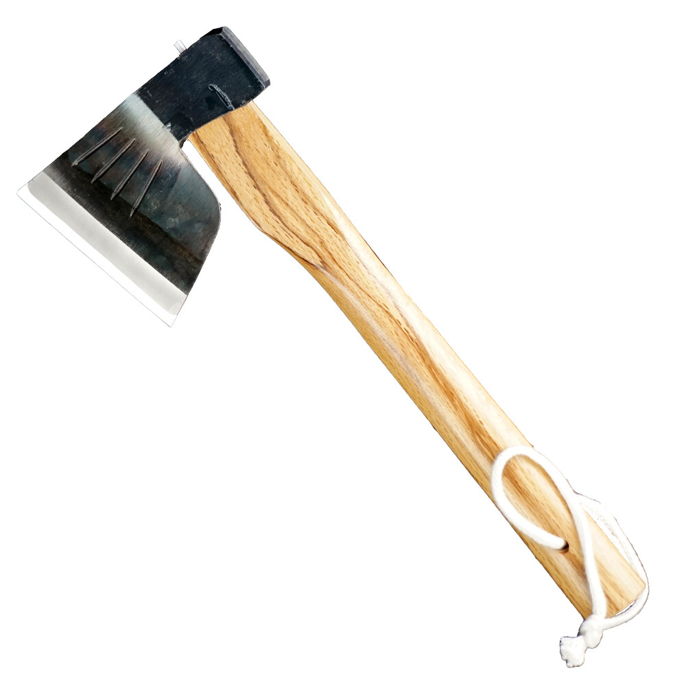 Japonská sekera Bakin/Zenko White oak (BOTAN) 360 mm - hnědá-stříbrná