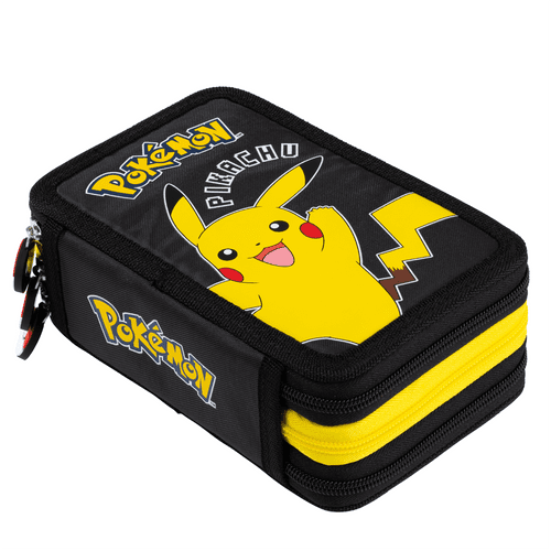 St.Majewski Třípatrový vybavený penál - POKEMON