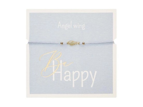 MFP Gifty - Náramek pro štěstí - Angel Wing - zlatý - 1042782