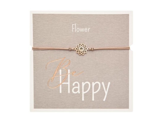 MFP Gifty - Náramek pro štěstí - Flower - růž. zlatý - 1042778