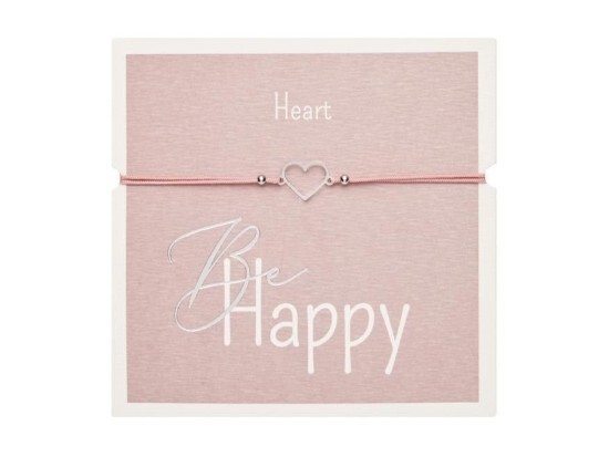 MFP Gifty - Náramek pro štěstí - Heart - stříbrný - 1042774