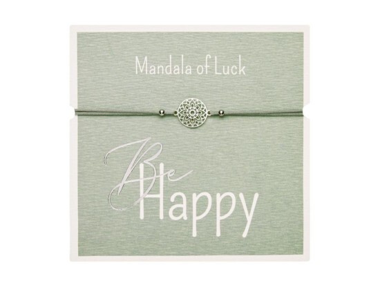 MFP Gifty - Náramek pro štěstí - Mandala of Luck - stříbrný - 1042776