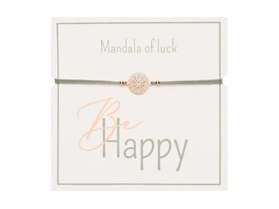MFP Gifty - Náramek pro štěstí - Mandala of Luck - růž. zlatý - 1042780