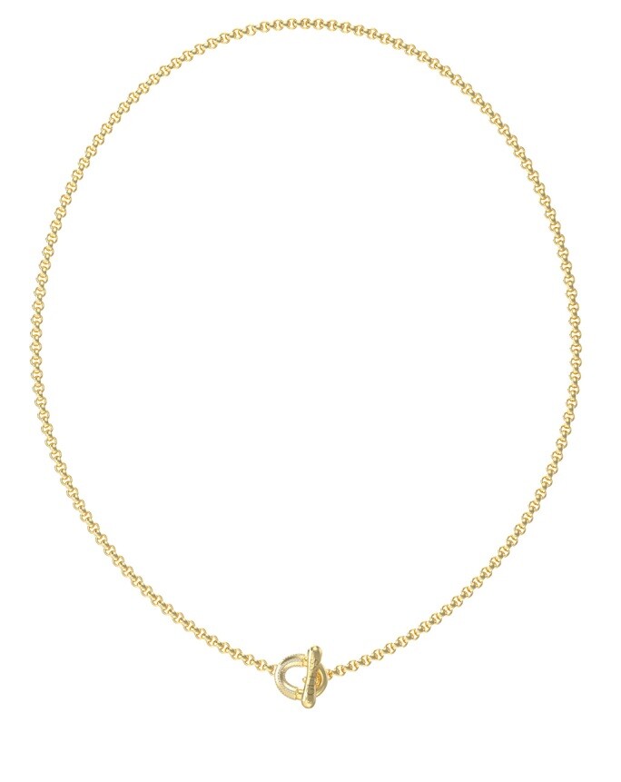 Guess Elegantní pozlacený náhrdelník Majorelle JUBN05371JWYGT/U