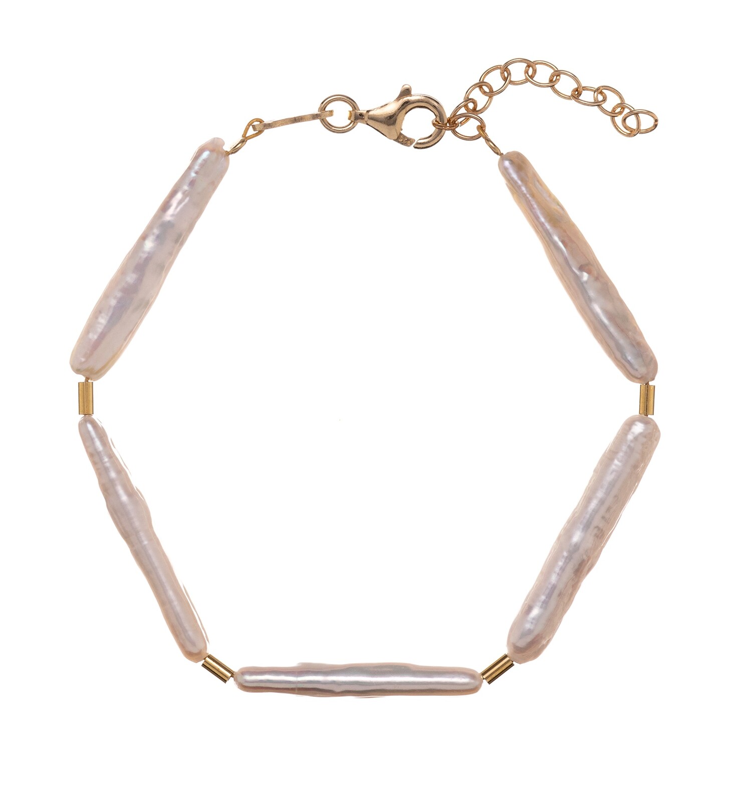 Alisia Jedinečný náramek z pravých barokních perel AL5105.01.000